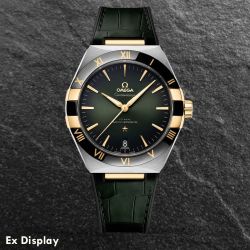 Ex-Display OMEGA Mens Constellation Green Master Chronometer Watch 131.23.41.21.10.001
