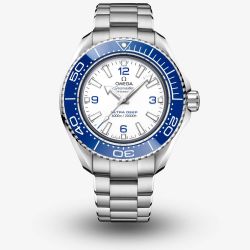 OMEGA Mens Seamaster Planet Ocean 6000m White Chronometer Watch 215.30.46.21.04.001