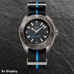 Ex-Display OMEGA Mens Seamaster Planet Ocean 6000m Titanium Chronometer Watch 215.92.46.21.01.001