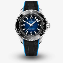 OMEGA Mens Seamaster Planet Ocean 6000m Dark Blue Chronometer Watch 215.32.46.21.03.001