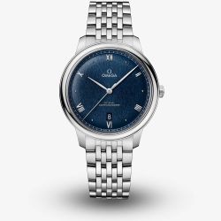 OMEGA Mens De Ville Prestige Dark Blue Watch 434.10.40.20.03.001