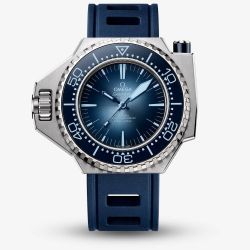 OMEGA Mens Seamaster Ploprof 1200M Rubber Strap Watch 227.32.55.21.03.001