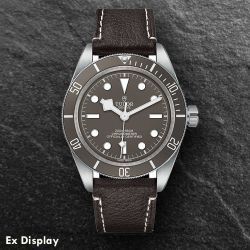 Ex-Display TUDOR Mens Black Bay 58 925 Brown Leather Strap Watch M79010SG-0001