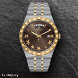 Ex-Display TUDOR Mens Royal Chocolate Brown Watch M28603-0007