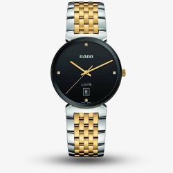 Rado Ladies Florence Two Tone Black Dial Watch R48912703