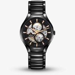 Rado True Round Automatic Open Heart Black Watch R27107172