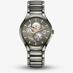 Rado True Round Automatic Open Heart Grey Watch R27108112