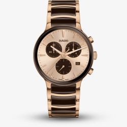 Rado Unisex Centrix Quartz Chronograph Champagne Dial Watch R30212402