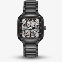 Rado Limited Edition Ji Chang Wook True Square Open Heart Ceramic Watch R27174712