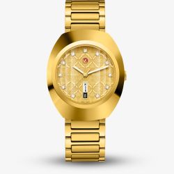 Rado Mens Diastar Original Automatic Gold Watch  R12161263