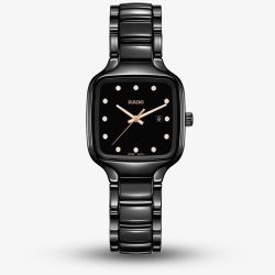 Rado Ladies True Square Diamonds Quartz Watch R27080702