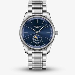Longines Master Automatic Blue Dial Silver Bracelet Watch L2.909.4.92.6