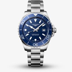 Longines Mens HydroConquest Blue Dial Bracelet Watch L3.769.4.96.6