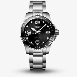 Longines Hydro Conquest Black Dial Watch L3.780.4.56.6