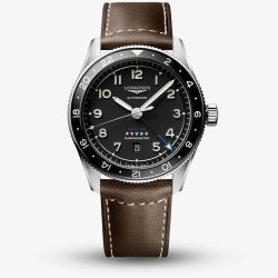 Longines Mens Spirit Zulu Time Automatic Watch L3.812.4.53.2