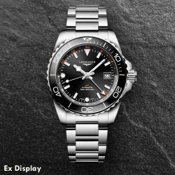 Ex-Display Longines Hydroconquest Automatic GMT Watch L3.790.4.56.6