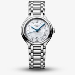 Longines Ladies Primaluna Mother Of Pearl Diamond Set Watch L8.142.4.87.6