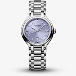 Longines Ladies Primaluna Purple Dial Diamond Set Watch L8.142.4.07.6