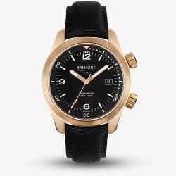 Bremont Mens Argonaut Bronze Automatic Watch ARGONAUT-BZ-BK-R-S