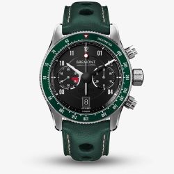 Bremont Mens Limited Edition Jaguar E-Type 60th Anniversary Watch E-TYPE-60TH-GN-SS-R-S