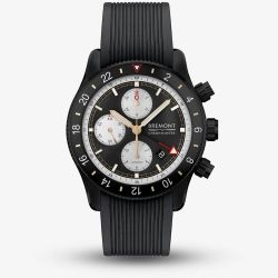 Bremont Mens Supermarine Black rubber Strap Watch SMARINECHRONO-JET-R-S