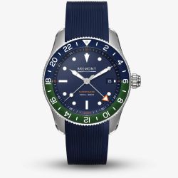 Bremont S302 Blue Rubber Strap Watch S302-BLGN-R-S