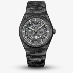 Zenith Mens Defy Classic Carbon Skeleton Dial Black Bracelet Watch 10.9001.670/80.M9000