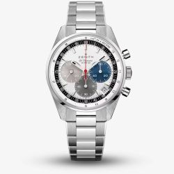Zenith Mens Chronomaster Original Silver Bracelet Watch 03.3200.3600/69.M3200