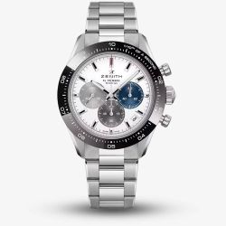 Zenith Mens Chronomaster Sport White Dial Bracelet Watch 03.3100.3600/69.M3100