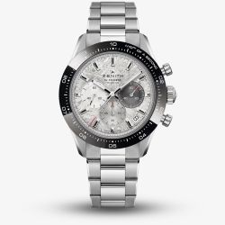 ZENITH Mens Chronomaster Sport Meteorite Dial Stainless Steel Bracelet Watch 03.3120.3600/76.M3100