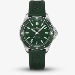 NORQAIN Adventure Green Rubber Strap Watch N1300.08S02.E01.R01