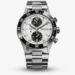 BALL Mens Limited Edition Roadmaster Rescue Chronograph White Dial Watch DC3030C-S-WHBK
