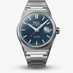 BALL Mens Roadmaster Perseverer Navy Blue Dial Watch NM9050C-S1-BE