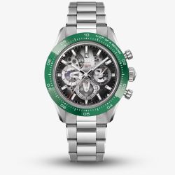 Zenith Mens Chronomaster Sport Green Bezel Bracelet Watch 03.3131.3600/01.M3130
