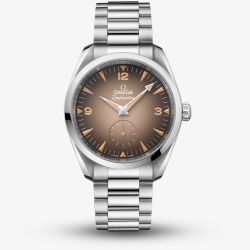 OMEGA Mens Seamaster Railmaster Brown Dial Watch 235.10.38.20.13.001
