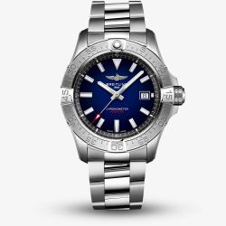 Breitling Mens Avenger Automatic 42 Wings Capsule Blue Dial Bracelet Watch A173285B1C1A1