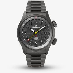 Bremont Mens Limited Edition Altitude MB Meteor Stealth Grey Automatic Watch ALT42-MT-GRTI-GR-B