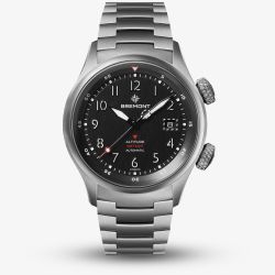 Bremont  Mens Altitude Meteor Black Dial Watch ALT42-MT-TI-BKBK-B