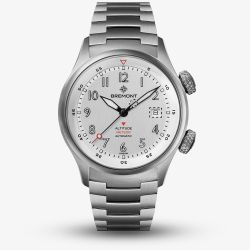 Bremont Mens Altitude MB Meteor Titanium Bracelet Watch ALT42-MT-TI-SITI-B