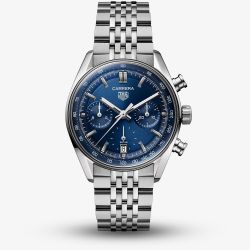 Tag Heuer Mens Carrera Chronograph Automatic Blue Dial Watch CBS2212.BA0048
