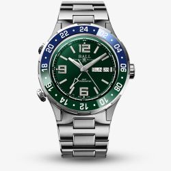 BALL Mens Limited Edition Roadmaster Marine GMT Watch DG3000A-S9CJ-GR