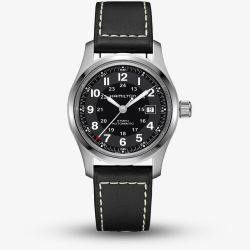 Hamilton Mens Khaki Field Black Watch H70605733