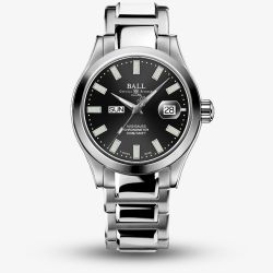 BALL Mens Limited Edition Engineer III Marvelight Chronometer Day Date Black Dial Watch NM9036C-S1C-BK