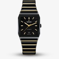 Rado Unisex Anatom Automatic Black & Gold Watch R10200152