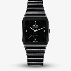 Rado Unisex Anatom Automatic Black Diamond Bracelet Watch R10204712