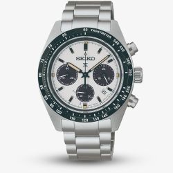Seiko Mens Prospex Speedtimer Youngtimer Monochrome Bracelet Watch SSC961