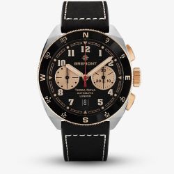 Bremont Mens Limited Edition Terra Nova Jimmy Chin Chronograph Watch TN42JC-CHR-BI-BK-L-S