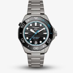 TAG Heuer Mens Limited Edition Aquaracer Professional 500 Date Black & Blue Dial Watch WBP5182.BF0010