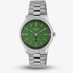 Gucci Mens G-Timeless Automatic Green Dial Watch YA126397