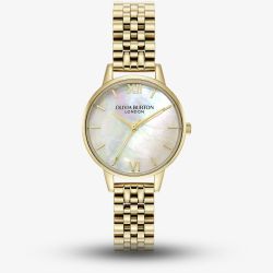 Olivia Burton Ladies Classics Gold Mother Of Pearl Dial Watch 24000169